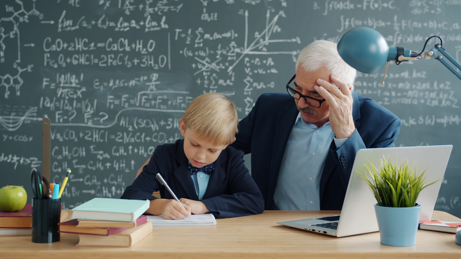 A tutor guiding a student through a problem