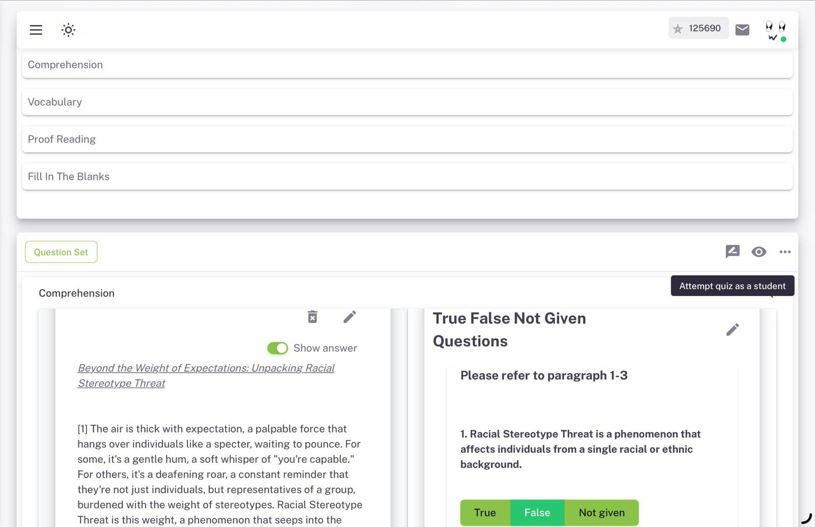 Curriculum based Assignment and Assessment Generator